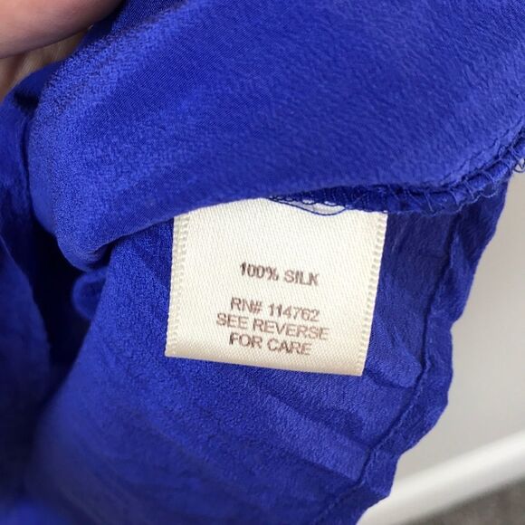 Petticoat Alley Silk Medium Vibrant Chevron Sleeveless Dress Spring Summer - Picture 4 of 5